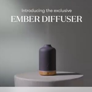 Young Living Ember Diffuser :: New in box :: Black ceramic